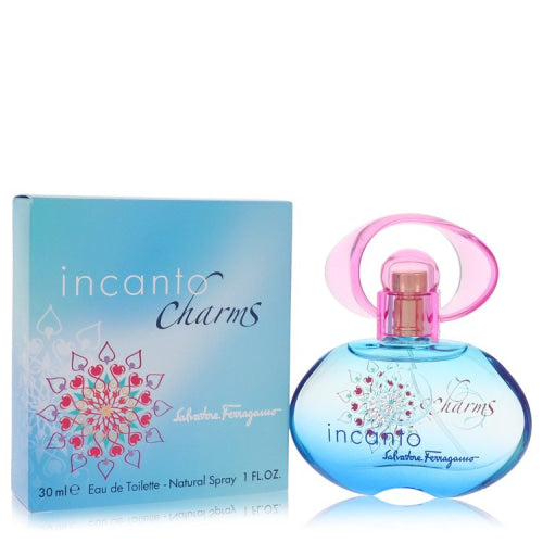 Incanto Charms by Salvatore FerragamoEau De Toilette Spray 1 oz 1 oz / 30 ml / Alcohol, Amber, Woody, Aldehyde, Oils Women