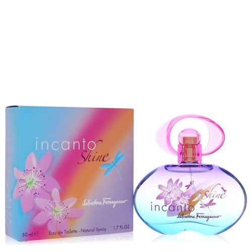 Incanto Shine by Salvatore FerragamoEau De Toilette Spray 1.7 oz 1.7 oz / 50 ml / Alcohol, Amber, Woody, Aldehyde, Oils Women