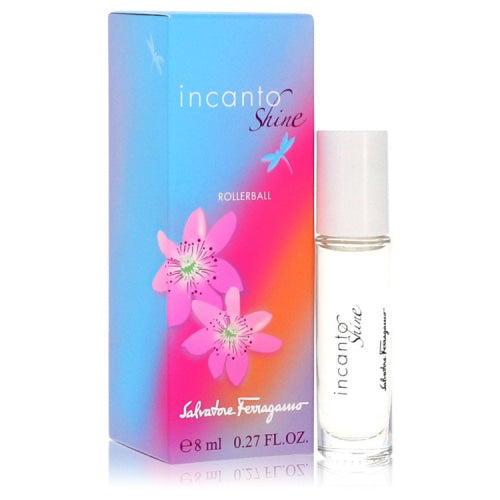 Incanto Shine by Salvatore FerragamoEDT Rollerball.27 oz.27 oz / 8 ml / Alcohol, Amber, Woody, Aldehyde, Oils Women