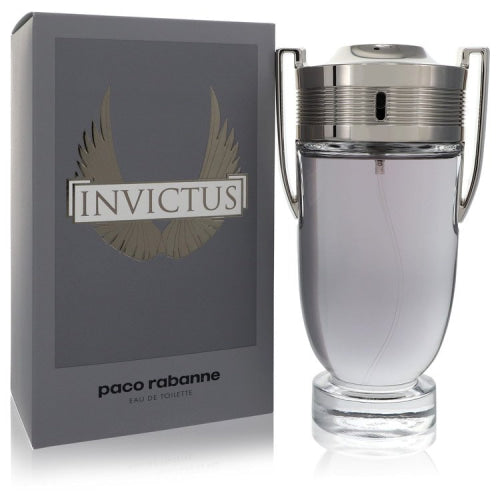 Invictus by Paco RabanneEau De Toilette Spray 6.8 oz 6.8 oz / 200 ml / Alcohol, Amber, Woody, Aldehyde, Oils Men