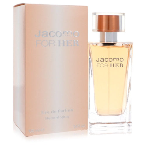 Jacomo De Jacomo by JacomoEau De Parfum Spray 3.4 oz 3.4 oz / 100 ml / Alcohol, Amber, Woody, Aldehyde, Oils Women