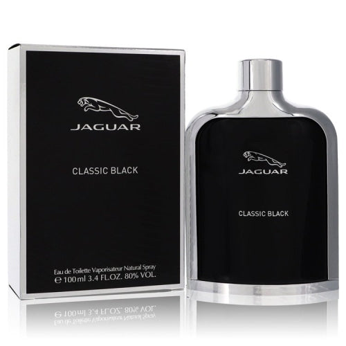 Jaguar Classic Black by JaguarEau De Toilette Spray 3.4 oz 3.4 oz / 100 ml / Alcohol, Amber, Woody, Aldehyde, Oils Men