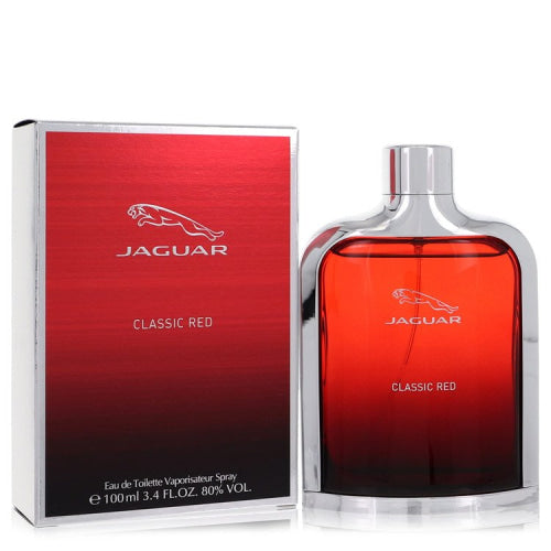 Jaguar Classic Red by JaguarEau De Toilette Spray 3.4 oz 3.4 oz / 100 ml / Alcohol, Amber, Woody, Aldehyde, Oils Men