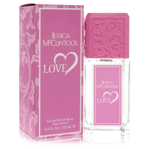 Jessica Mc Clintock Love by Jessica McclintockEau De Parfum Spray 3.4 oz 3.4 oz / 100 ml / Alcohol, Amber, Woody, Aldehyde, Oils Women