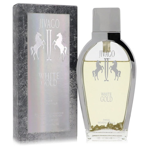 Jivago White Gold by Ilana JivagoEau De Parfum Spray 3.4 oz 3.4 oz / 100 ml / Alcohol, Amber, Woody, Aldehyde, Oils Men