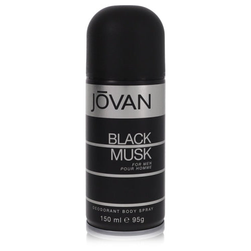 Jovan Black Musk by JovanDeodorant Spray 5 oz 5 oz / 150 ml / Alcohol, Amber, Woody, Aldehyde, Oils Men