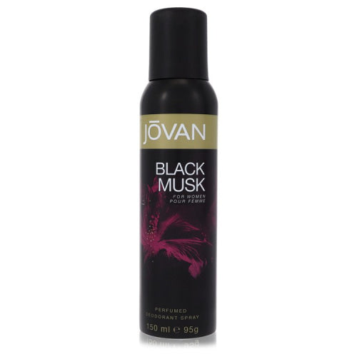Jovan Black Musk by JovanDeodorant Spray 5 oz 5 oz / 150 ml / Alcohol, Amber, Woody, Aldehyde, Oils Women
