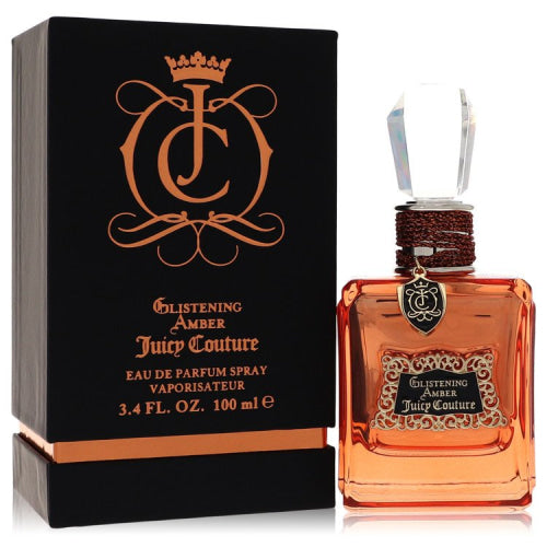 Juicy Couture Glistening Amber by Juicy CoutureEau De Parfum Spray 3.4 oz 3.4 oz / 100 ml / Alcohol, Amber, Woody, Aldehyde, Oils Women