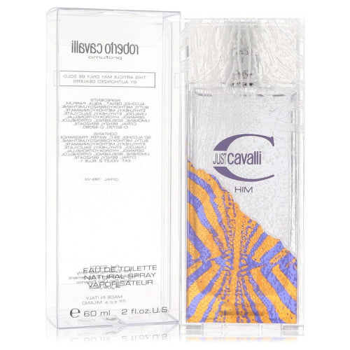 Just Cavalli by Roberto CavalliEau De Toilette Spray 2 oz 2 oz / 60 ml / Alcohol, Amber, Woody, Aldehyde, Oils Men