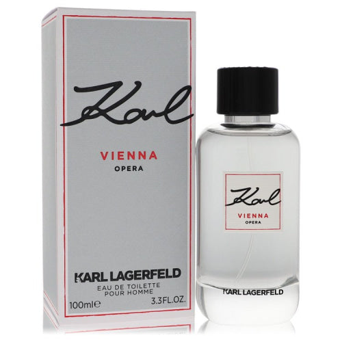 Karl Lagerfeld Karl Vienna Opera by Karl LagerfeldEau De Toilette Spray 3.3 oz 3.3 oz / 100 ml / Alcohol, Amber, Woody, Aldehyde, Oils Men