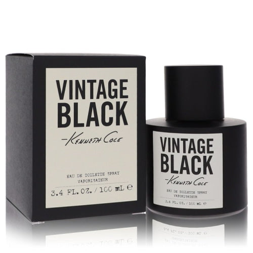 Kenneth Cole Vintage Black by Kenneth ColeEau De Toilette Spray 3.4 oz 3.4 oz / 100 ml / Alcohol, Amber, Woody, Aldehyde, Oils Men