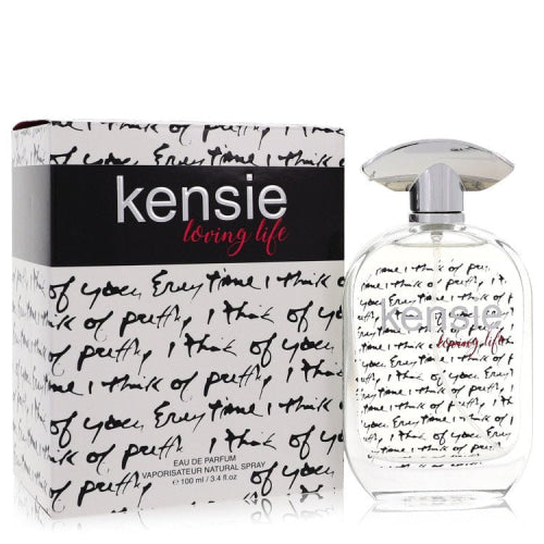 Kensie Loving Life by KensieEau De Parfum Spray 3.4 oz 3.4 oz / 100 ml / Alcohol, Amber, Woody, Aldehyde, Oils Women