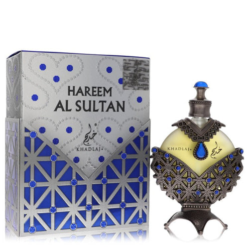 Khadlaj Hareem Al Sultan Blue by KhadlajConcentrated Perfume OIl (Unisex) 1.18 oz 1.18 oz / 35 ml / Alcohol, Amber, Woody, Aldehyde, Oils