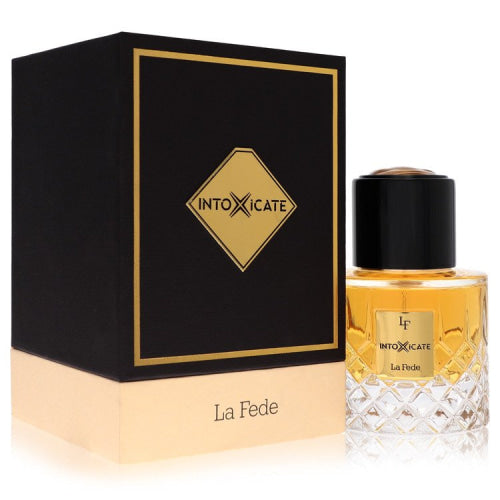 Khadlaj Intoxicate La Fede by KhadlajEau De Parfum Spray 3.4 oz 3.4 oz / 100 ml / Alcohol, Amber, Woody, Aldehyde, Oils Men