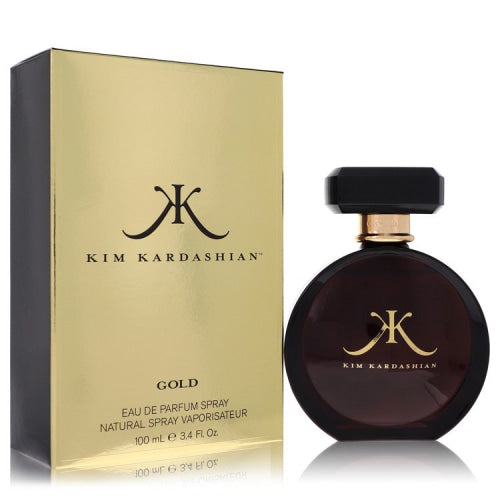 Kim Kardashian Gold by Kim KardashianEau De Parfum Spray 3.4 oz 3.4 oz / 100 ml / Alcohol, Amber, Woody, Aldehyde, Oils Women