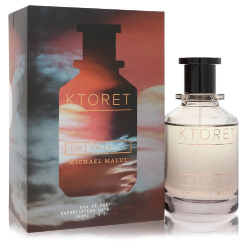Ktoret 139 Spice by Michael MalulEau De Parfum Spray 3.4 oz 3.4 oz / 100 ml / Alcohol, Amber, Woody, Aldehyde, Oils Men
