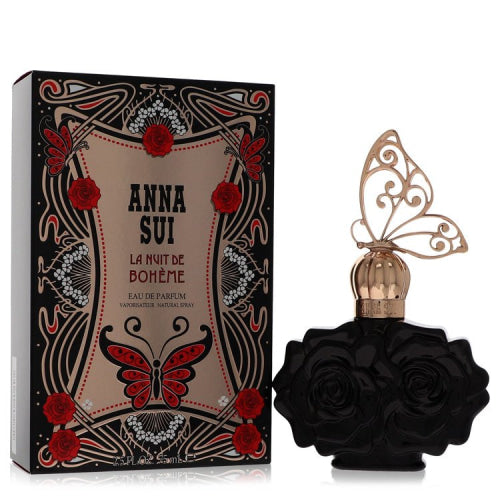 La Nuit De Boheme by Anna SuiEau De Parfum Spray 2.5 oz 2.5 oz / 75 ml / Alcohol, Amber, Woody, Aldehyde, Oils Women