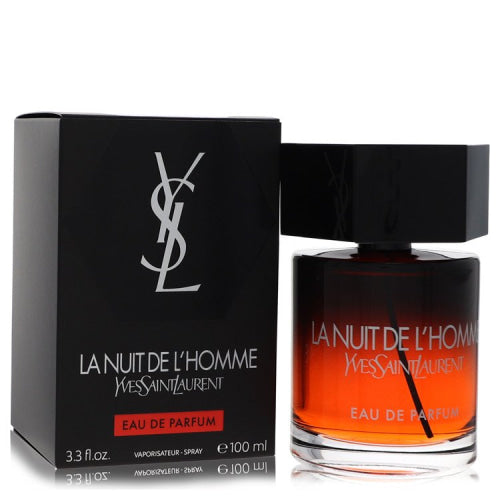 La Nuit De L’Homme by Yves Saint LaurentEau De Parfum Spray 3.3 oz 3.3 oz / 100 ml / Alcohol, Amber, Woody, Aldehyde, Oils Men