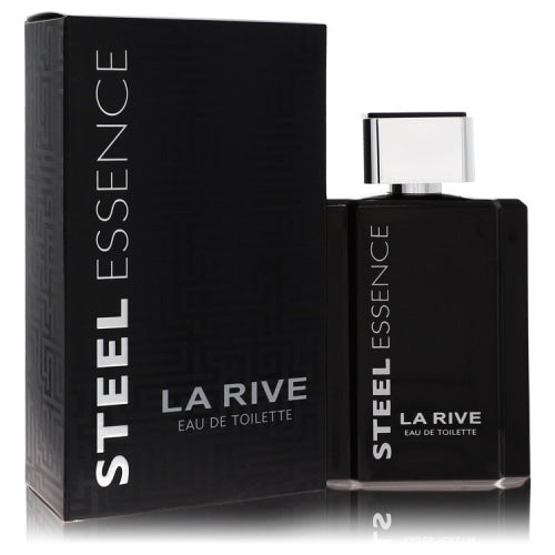 La Rive Steel Essence by La RiveEau De Toilette Spray 3.3 oz 3.3 oz / 100 ml / Alcohol, Amber, Woody, Aldehyde, Oils Men