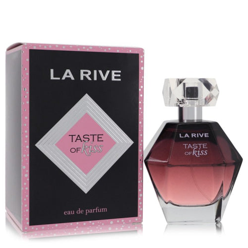 La Rive Taste of Kiss by La RiveEau De Parfum Spray 3.3 oz 3.3 oz / 100 ml / Alcohol, Amber, Woody, Aldehyde, Oils Women