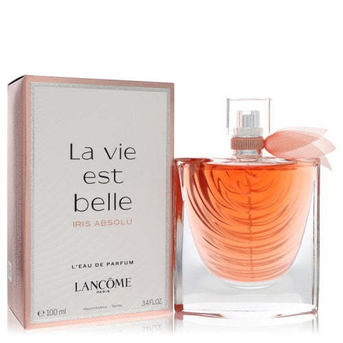 La Vie Est Belle Iris Absolu by LancomeEau De Parfum Spray 3.4 oz 3.4 oz / 100 ml / Alcohol, Amber, Woody, Aldehyde, Oils Women