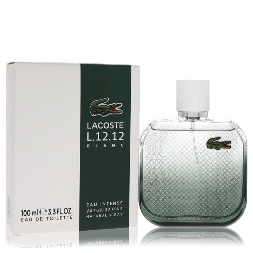 Lacoste Eau De Lacoste L.12.12 Blanc Eau Intense by LacosteEau De Toilette Spray 3.3 oz 3.3 oz / 100 ml / Alcohol, Amber, Woody, Aldehyde,