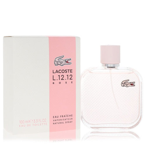 Lacoste Eau De Lacoste L.12.12 Rose Eau Fraiche by LacosteEau De Toilette Spray 3.3 oz 3.3 oz / 100 ml / Alcohol, Amber, Woody, Aldehyde,