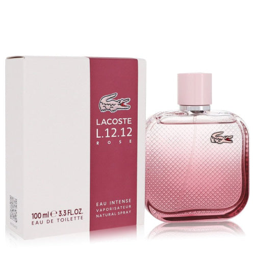Lacoste Eau De Lacoste L.12.12 Rose Eau Intense by LacosteEau De Toilette Spray 3.3 oz 3.3 oz / 100 ml / Alcohol, Amber, Woody, Aldehyde,