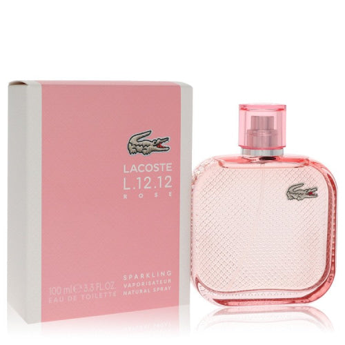 Lacoste Eau De Lacoste L.12.12 Rose Sparkling by LacosteEau De Toilette Spray 3.3 oz 3.3 oz / 100 ml / Alcohol, Amber, Woody, Aldehyde,
