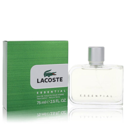 Lacoste Essential by LacosteEau De Toilette Spray 2.5 oz 2.5 oz / 75 ml / Alcohol, Amber, Woody, Aldehyde, Oils Men