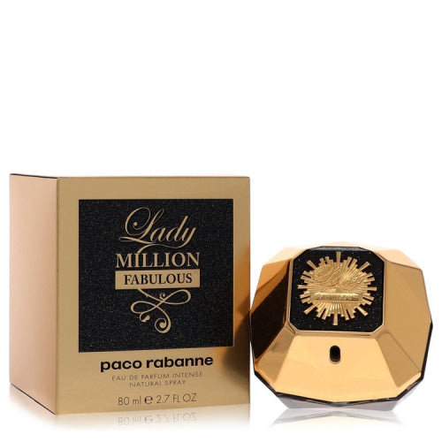 Lady Million Fabulous by Paco RabanneEau De Parfum Intense Spray 2.7 oz 2.7 oz / 80 ml / Alcohol, Amber, Woody, Aldehyde, Oils Women