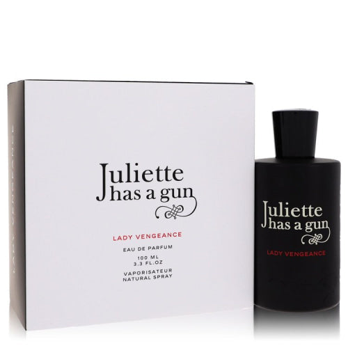 Lady Vengeance by Juliette Has a GunEau De Parfum Spray 3.4 oz 3.4 oz / 100 ml / Alcohol, Amber, Woody, Aldehyde, Oils Women