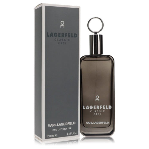 Lagerfeld Classic Grey by Karl LagerfeldEau De Toilette Spray 3.3 oz 3.3 oz / 100 ml / Alcohol, Amber, Woody, Aldehyde, Oils Men