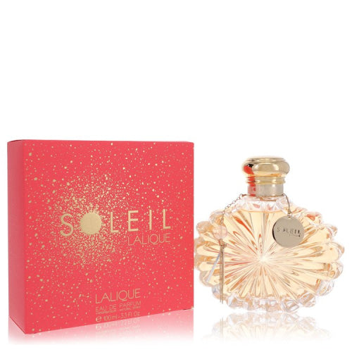 Lalique Soleil by LaliqueEau De Parfum Spray 3.3 oz 3.3 oz / 100 ml / Alcohol, Amber, Woody, Aldehyde, Oils Women