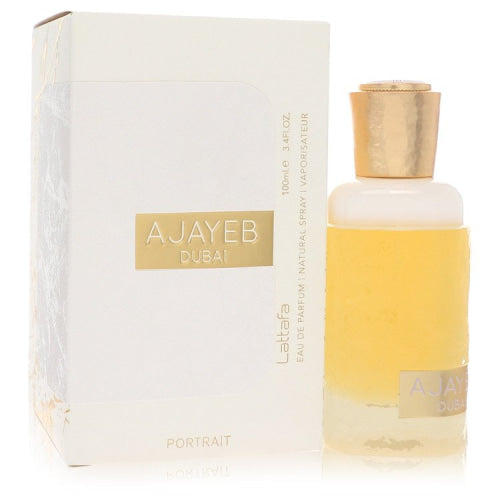 Lattafa Ajayeb Dubai Portrait by LattafaEau De Parfum Spray (Unisex) 3.4 oz 3.4 oz / 100 ml / Alcohol, Amber, Woody, Aldehyde, Oils Unisex