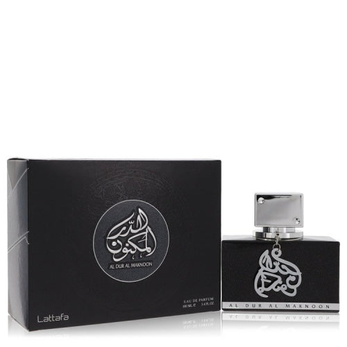 Lattafa Al Dur Al Maknoon Silver by LattafaEau De Parfum Spray (Unisex) 3.4 oz 3.4 oz / 100 ml / Alcohol, Amber, Woody, Aldehyde, Oils