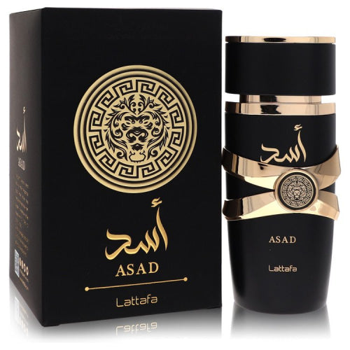 Lattafa Asad by LattafaEau De Parfum Spray (Unisex) 3.4 oz 3.4 oz / 100 ml / Alcohol, Amber, Woody, Aldehyde, Oils Unisex
