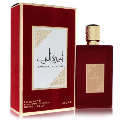 Lattafa Asdaaf Ameerat Al Arab by LattafaEau De Parfum Spray (Unisex) 3.4 oz 3.4 oz / 100 ml / Alcohol, Amber, Woody, Aldehyde, Oils Unisex