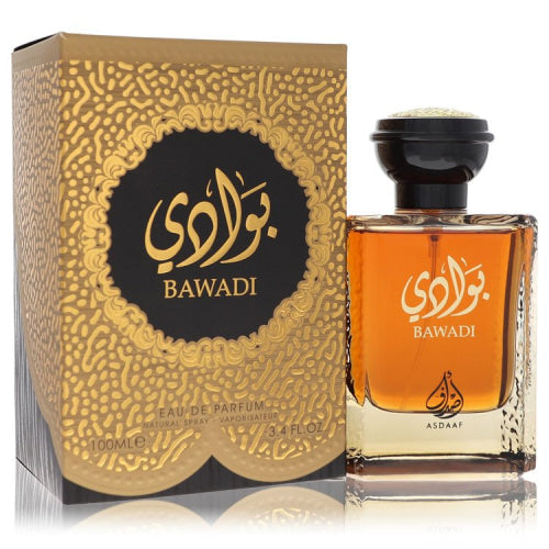 Lattafa Asdaaf Bawadi by LattafaEau De Parfum Spray 3.4 oz 3.4 oz / 100 ml / Alcohol, Amber, Woody, Aldehyde, Oils Men