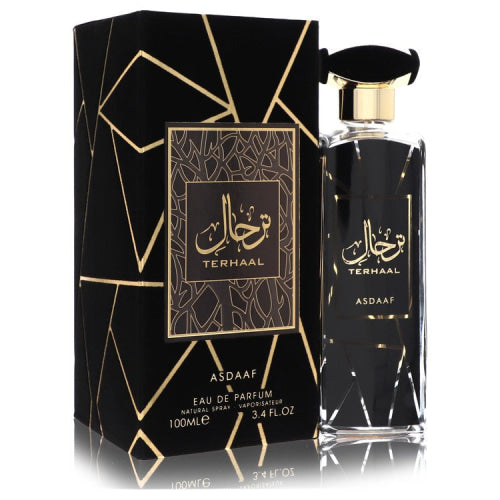 Lattafa Asdaaf Terhaal by LattafaEau De Parfum Spray (Unisex) 3.4 oz 3.4 oz / 100 ml / Alcohol, Amber, Woody, Aldehyde, Oils Unisex