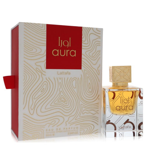 Lattafa Aura by LattafaEau De Parfum Spray (Unisex) 2.04 oz 2.04 oz / 60 ml / Alcohol, Amber, Woody, Aldehyde, Oils Unisex