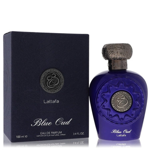 Lattafa Blue Oud by LattafaEau De Parfum Spray (Unisex) 3.4 oz 3.4 oz / 100 ml / Alcohol, Amber, Woody, Aldehyde, Oils Unisex