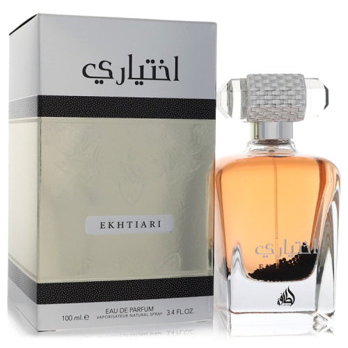 Lattafa Ekhtiari by LattafaEau De Parfum Spray (Unisex) 3.4 oz 3.4 oz / 100 ml / Alcohol, Amber, Woody, Aldehyde, Oils Unisex