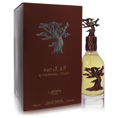 Lattafa Eternal Oud Pride by LattafaEau De Parfum Spray (Unisex) 3.4 oz 3.4 oz / 100 ml / Alcohol, Amber, Woody, Aldehyde, Oils Unisex