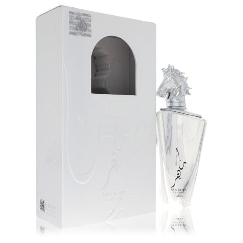 Lattafa Maahir Legacy by LattafaEau De Parfum Spray 3.4 oz 3.4 oz / 100 ml / Alcohol, Amber, Woody, Aldehyde, Oils Men