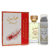 Lattafa Mahasin Crystal Eau De Parfum Spray and Deodorant Set for Women