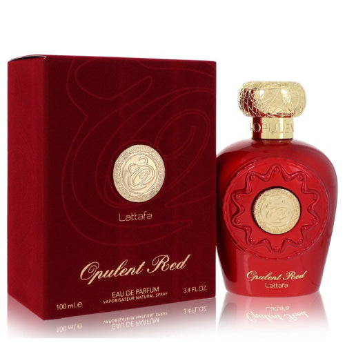 Lattafa Opulent Red by LattafaEau De Parfum Spray 3.4 oz 3.4 oz / 100 ml / Alcohol, Amber, Woody, Aldehyde, Oils Women