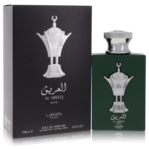 Lattafa Pride Al Areeq Silver by LattafaEau De Parfum Spray (Unisex) 3.4 oz 3.4 oz / 100 ml / Alcohol, Amber, Woody, Aldehyde, Oils Unisex