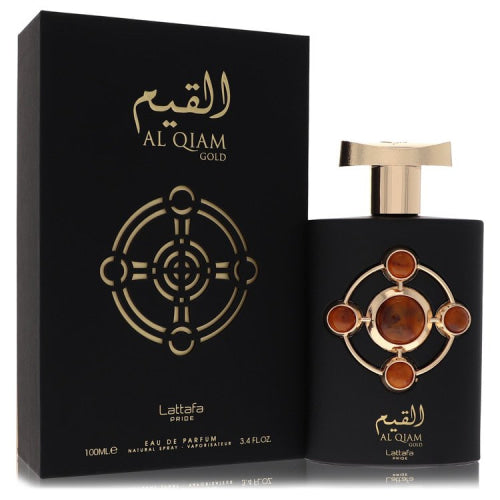 Lattafa Pride Al Qiam Gold by LattafaEau De Parfum Spray (Unisex) 3.4 oz 3.4 oz / 100 ml / Alcohol, Amber, Woody, Aldehyde, Oils Unisex
