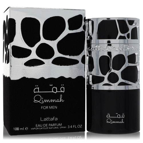 Lattafa Qimmah by LattafaEau De Parfum Spray 3.4 oz 3.4 oz / 100 ml / Alcohol, Amber, Woody, Aldehyde, Oils Men